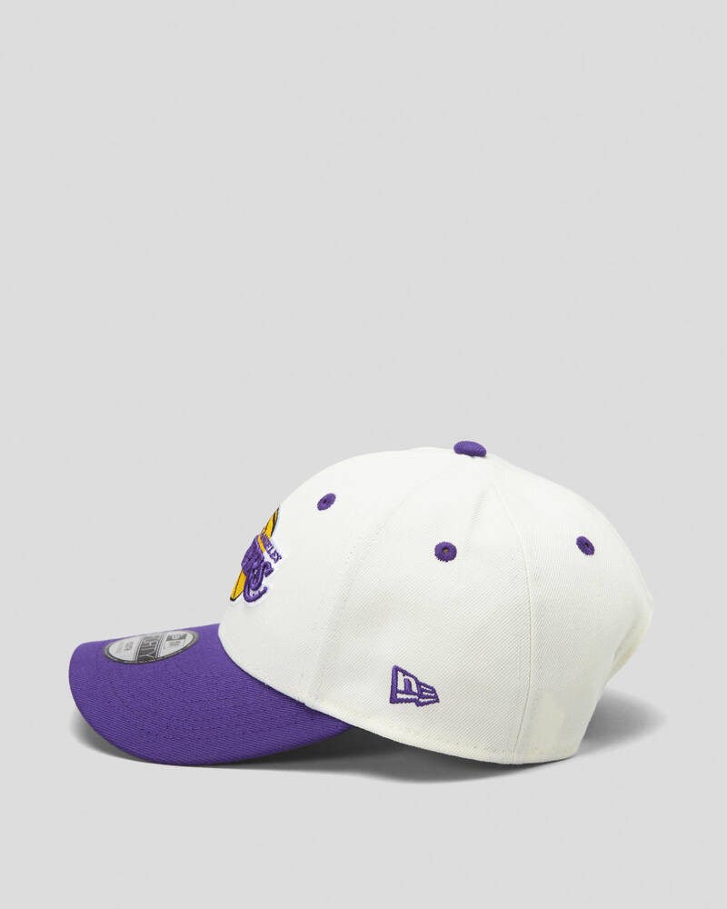 New Era Boys' Los Angeles Lakers 9Forty Chrome Cap for Mens