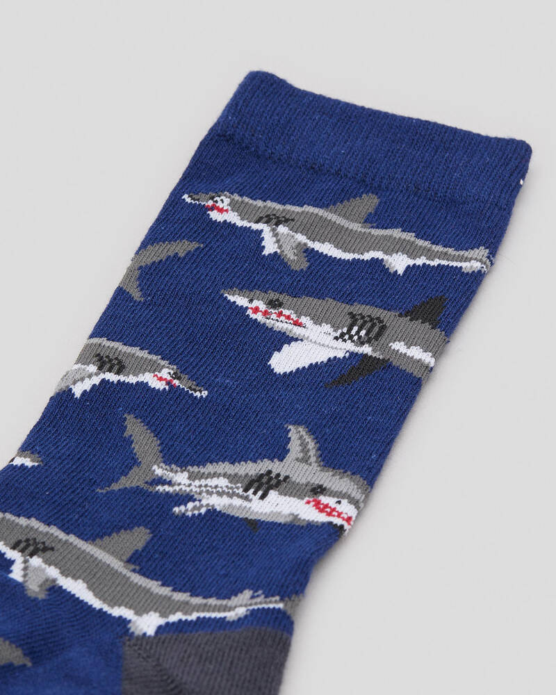 Salty Life Shark Socks for Mens