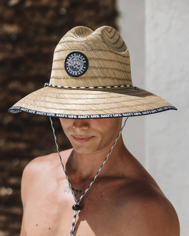 Salty Life Deep Straw Hat for Mens