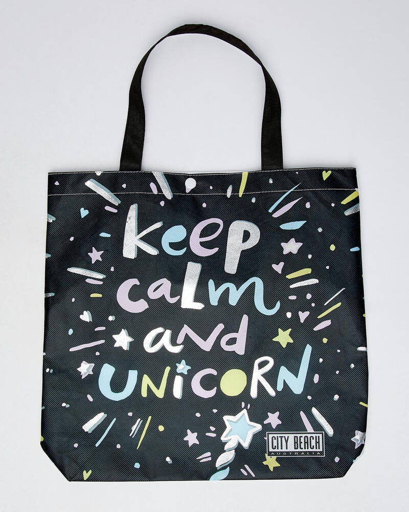 Mooloola Keep Calm Unicorn Eco Bag for Womens
