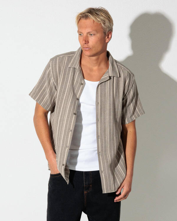 Vacancy Stripe Short Sleeve Shirt