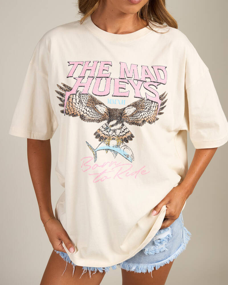 The Mad Hueys Born To Hueys Oversized T-shirt for Womens