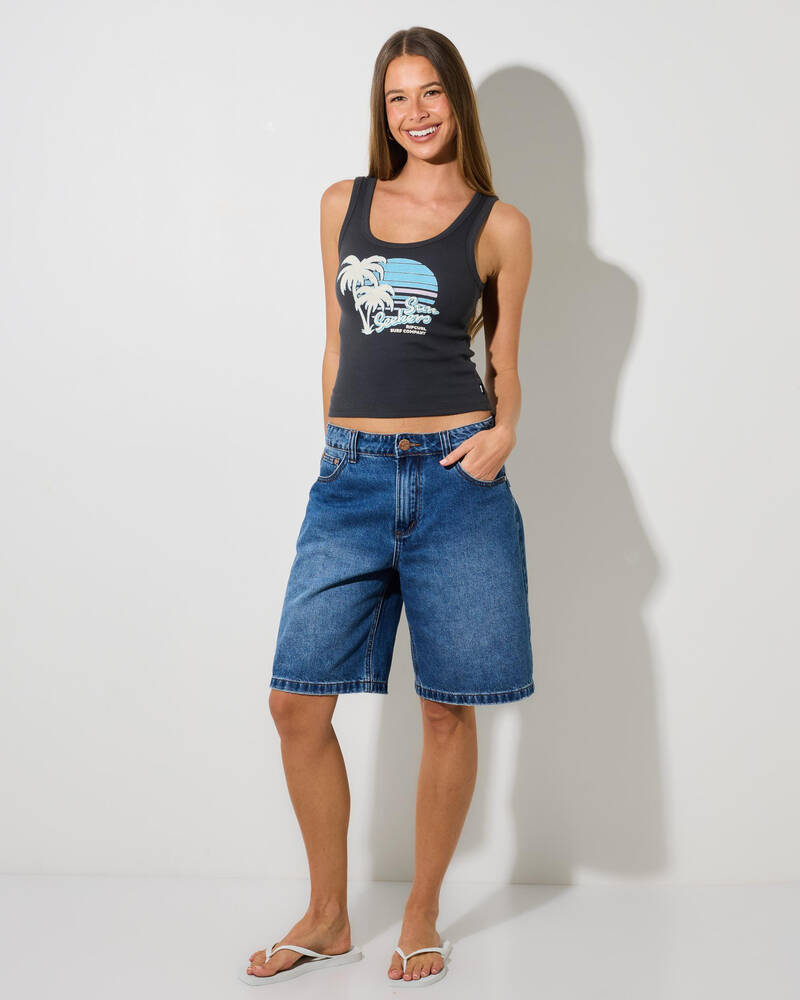 Rip Curl Beach Days Fitted Tank Top for Womens