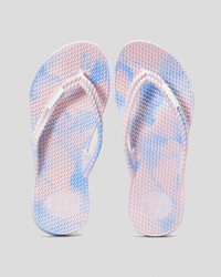 Billabong Girls' Kicks Marble Thongs for Womens image number null