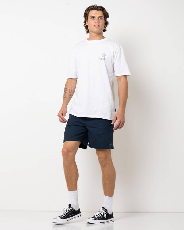 Lucid Toggle Elastic Waist Shorts for Mens