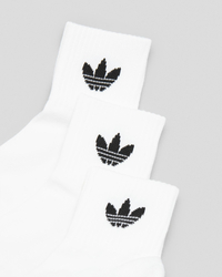 adidas Boys' Mid Ankle Socks 3 Pack for Mens image number null