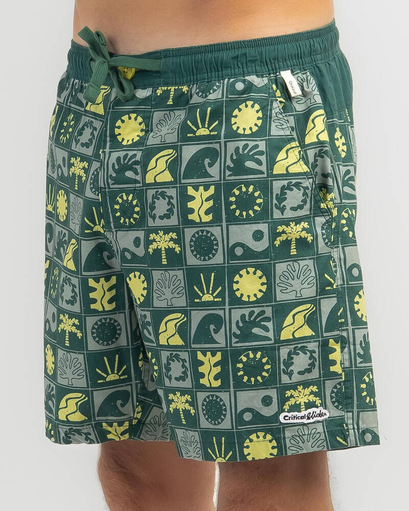 The Critical Slide Society Beuno Trunk Board Shorts for Mens