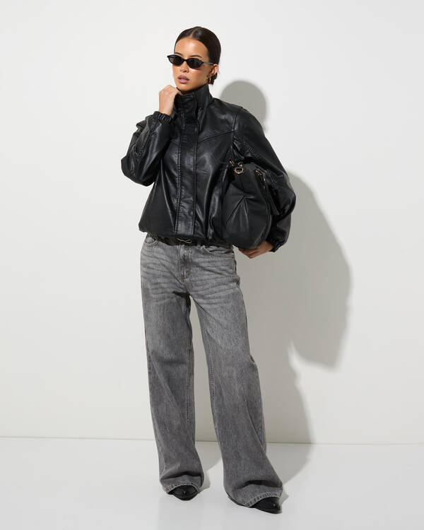 Ava And Ever Blaise Faux Leather Jacket for Womens