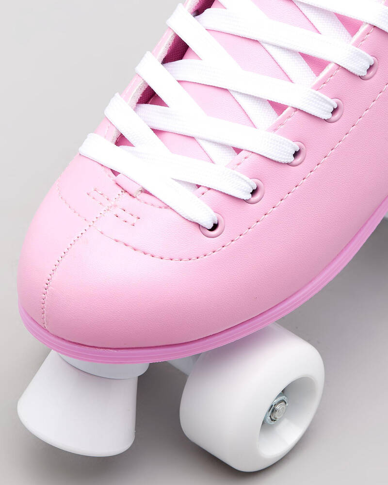 Whip Roller Skates Laced Quad Rollerskates for Unisex
