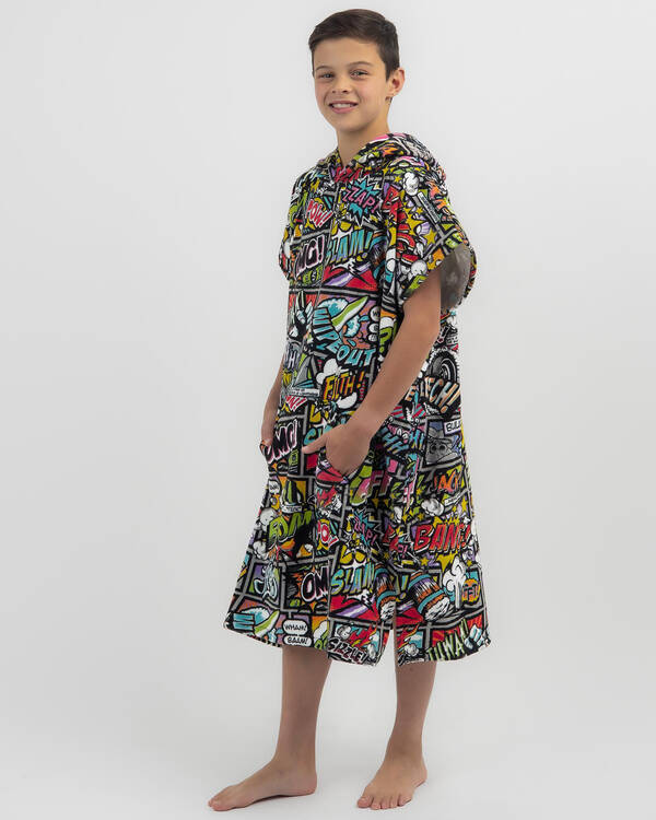 Jacks Boys' Kapow Hooded Towel for Mens