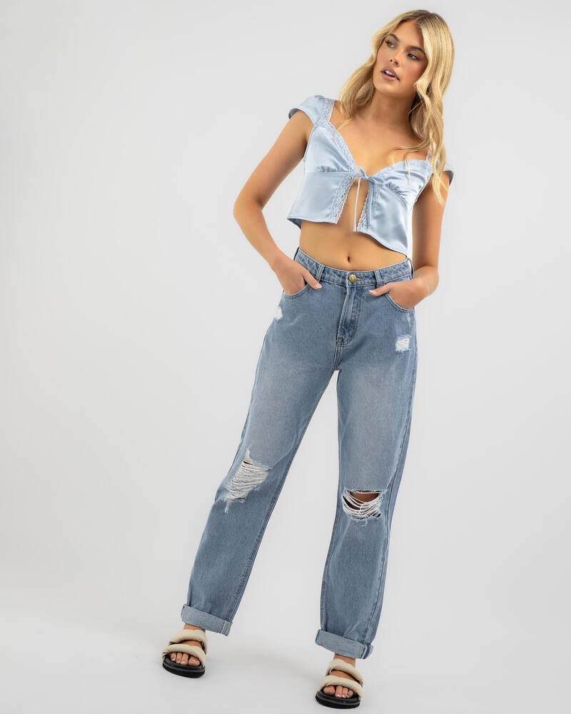 DESU Dixie Mom Jeans for Womens