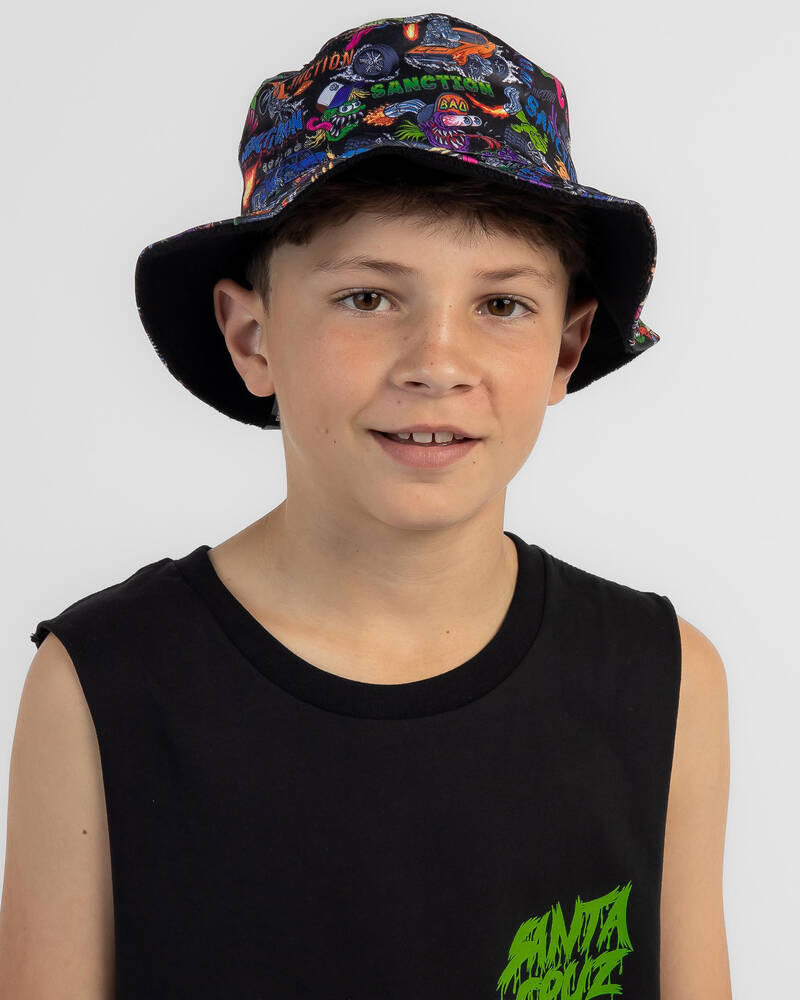Sanction Boys' Monstrous Revo Bucket Hat for Mens