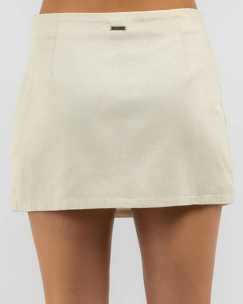 Billabong Violeta Denim Skirt for Womens