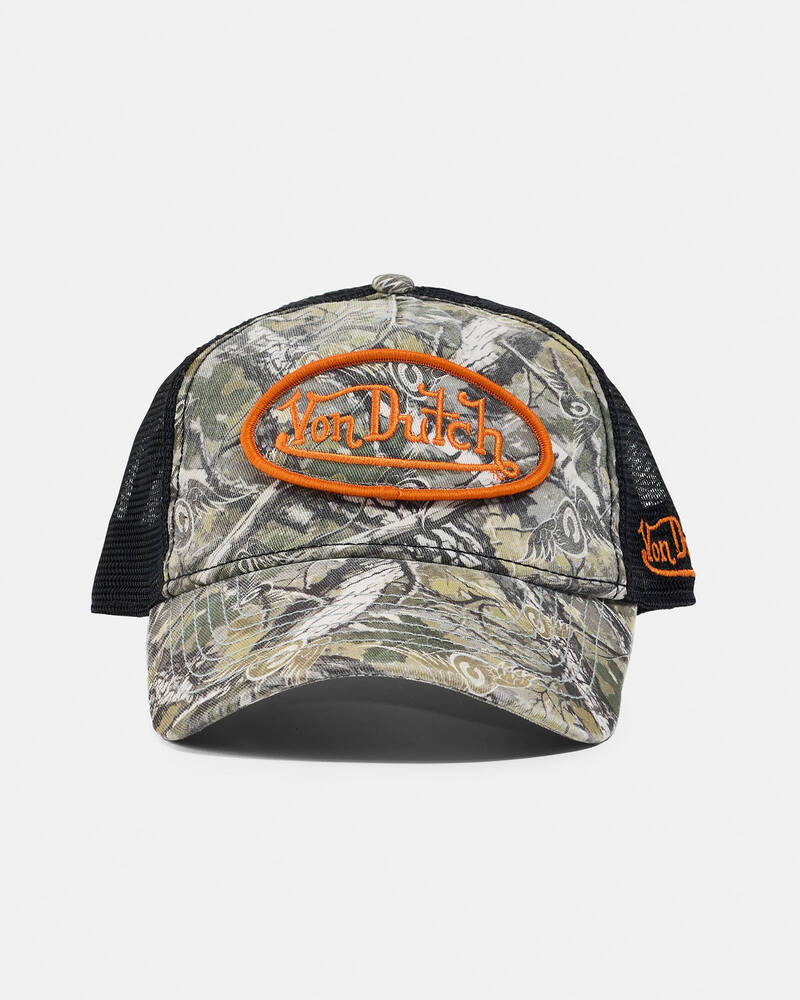 Von Dutch Eyecamo Oval Trucker Cap for Mens