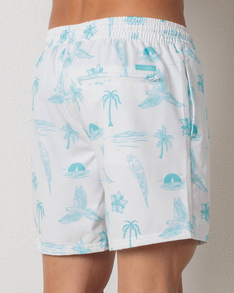 Skylark Recline Elastic Waist Shorts for Mens