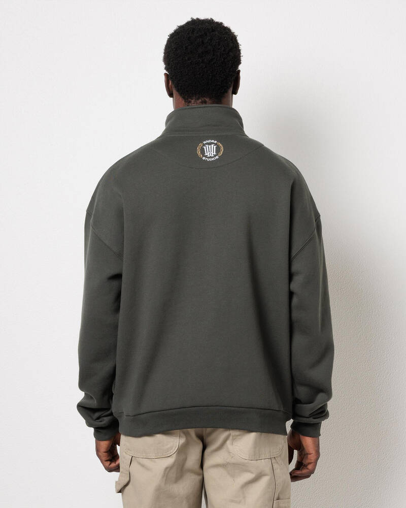Wndrr Maison 1/4 Zip Sweatshirt for Mens