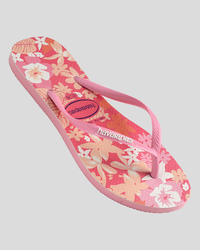 Havaianas Slim Ditsy Bloom Thongs for Womens image number null