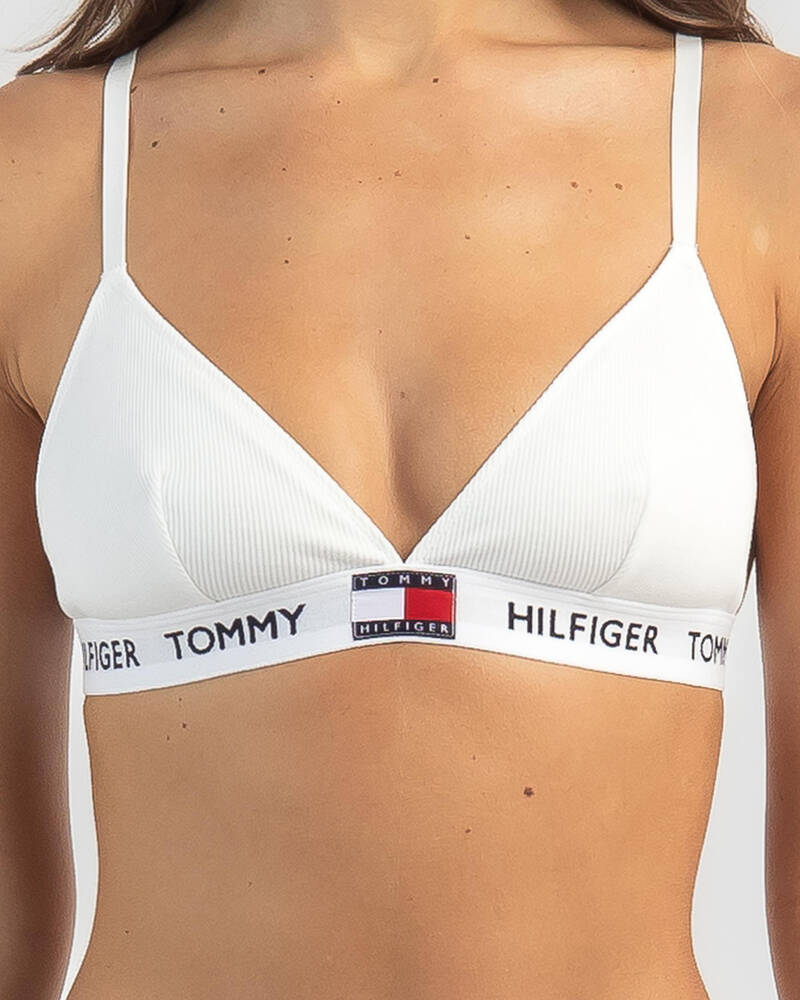 Tommy Hilfiger Tommy 85 Unlined Triangle Bralette for Womens