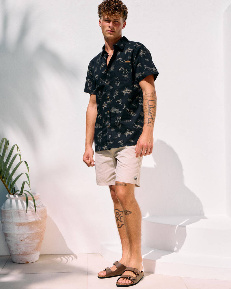 Salty Life Deepwater Short Sleeve Shirt for Mens