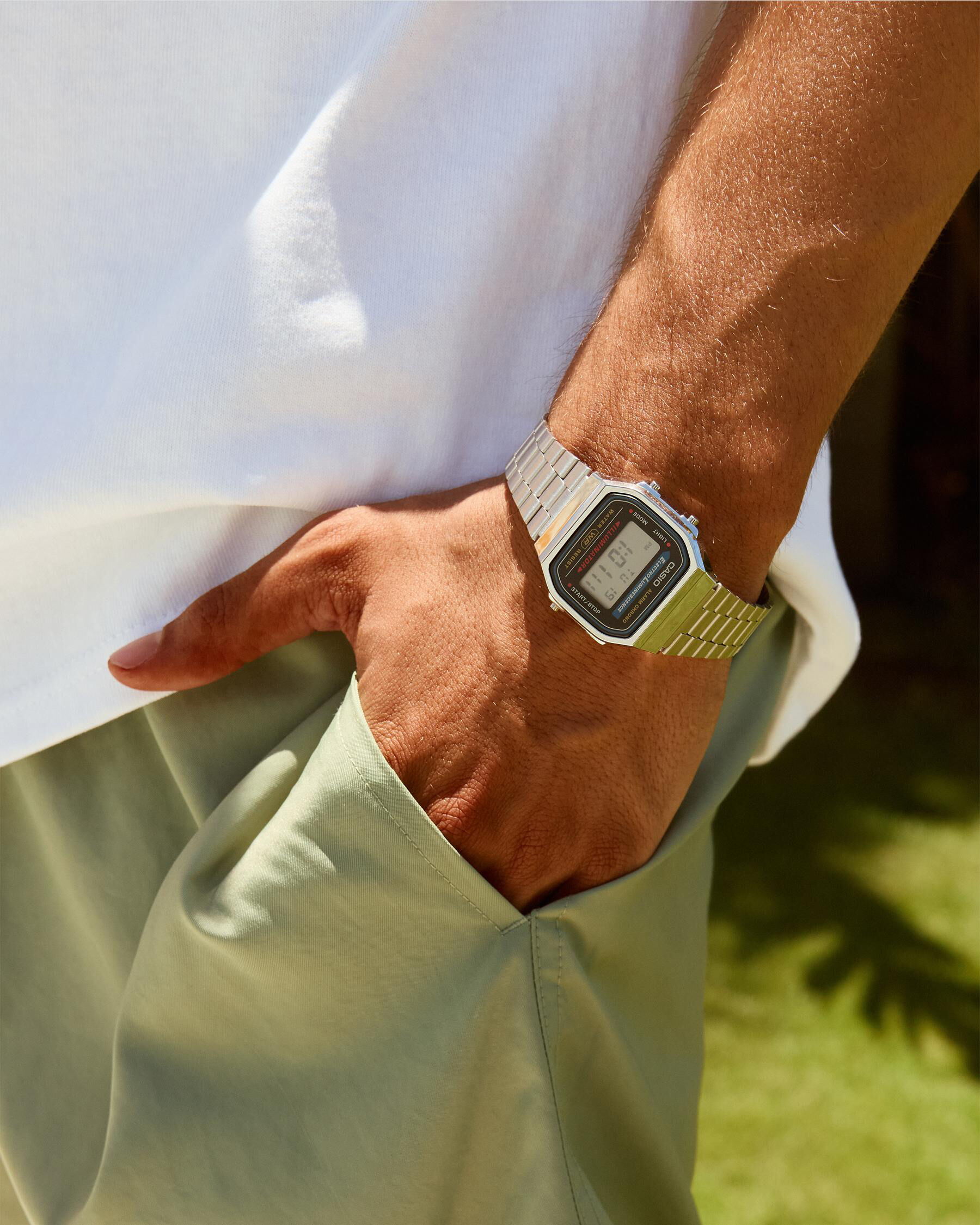 casio plateado