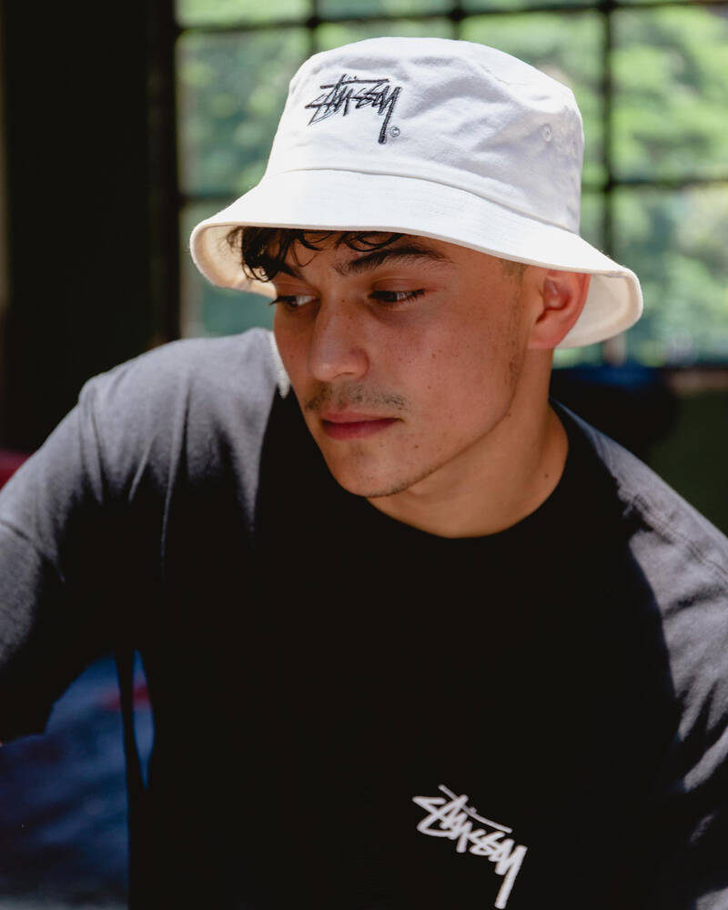 Stussy Stock Shadow Bucket Hat for Mens