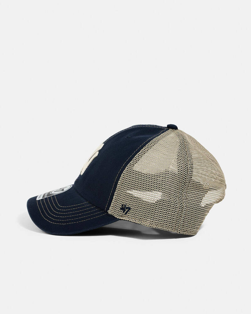 Forty Seven New York Yankees Well Worn Trawler Clean Up Trucker Cap for Mens