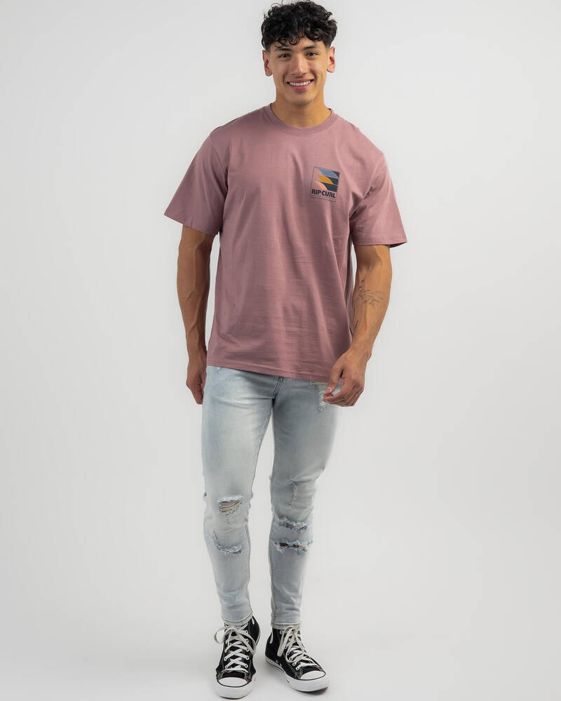 Rip Curl Mens Surf Revival Repeater T-Shirt (Black) main image 0