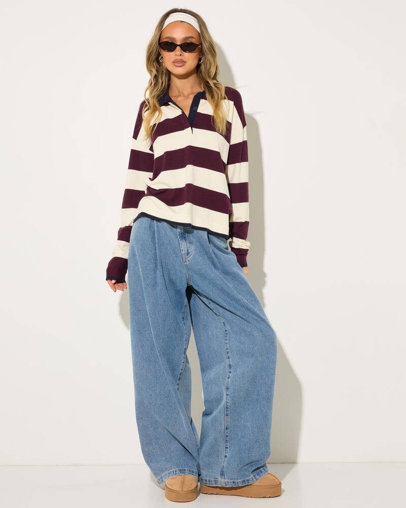Ava And Ever Tashi Polo Knit Jumper for Womens