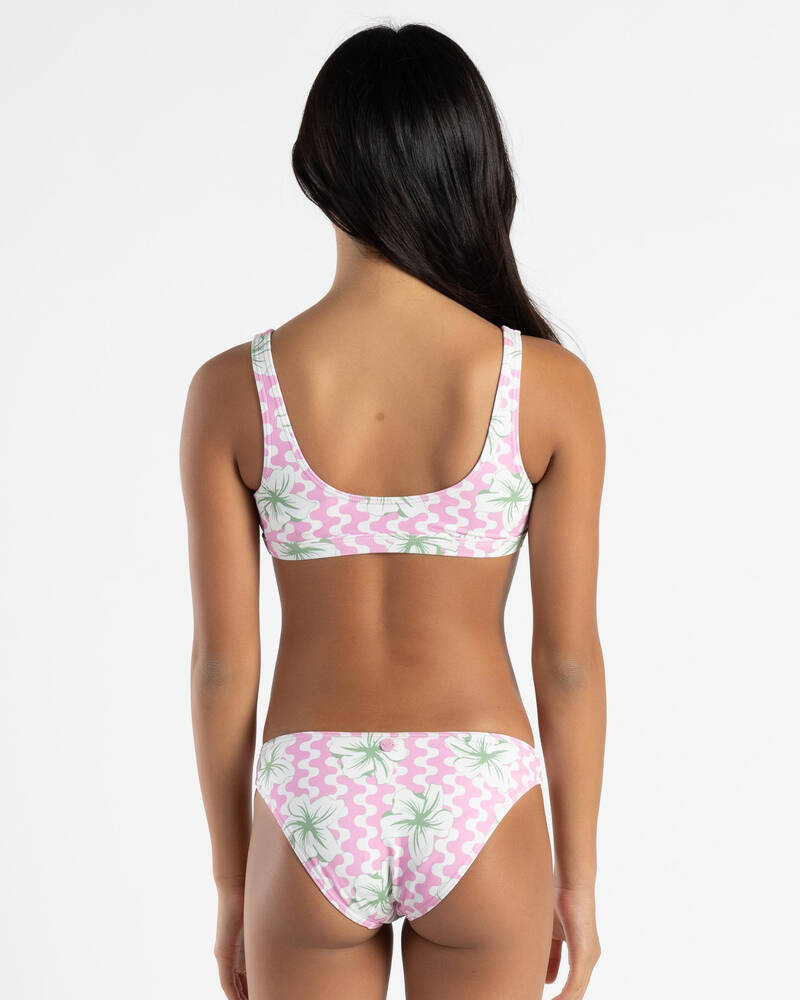 Roxy Girls' Party Waves Bralette Bikini Set for Womens