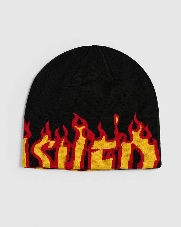 Thrasher Flame Skully Beanie for Mens