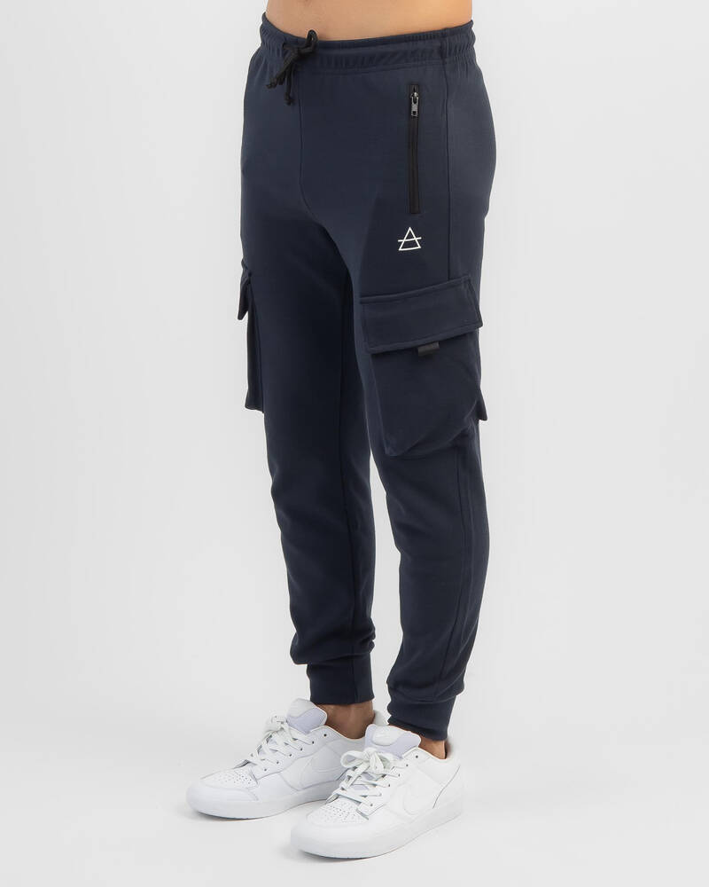 Shop Lucid Cargo Track Pants In Navy Fast Shipping & Easy Returns
