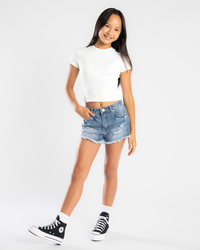 DESU Girls' Texas Denim Shorts for Womens image number null