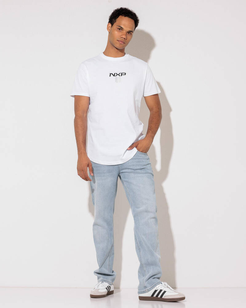 Nena & Pasadena Crew Dual Curved T-Shirt for Mens