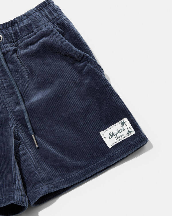 Skylark Toddlers' Cord Elastic Waist Shorts for Mens
