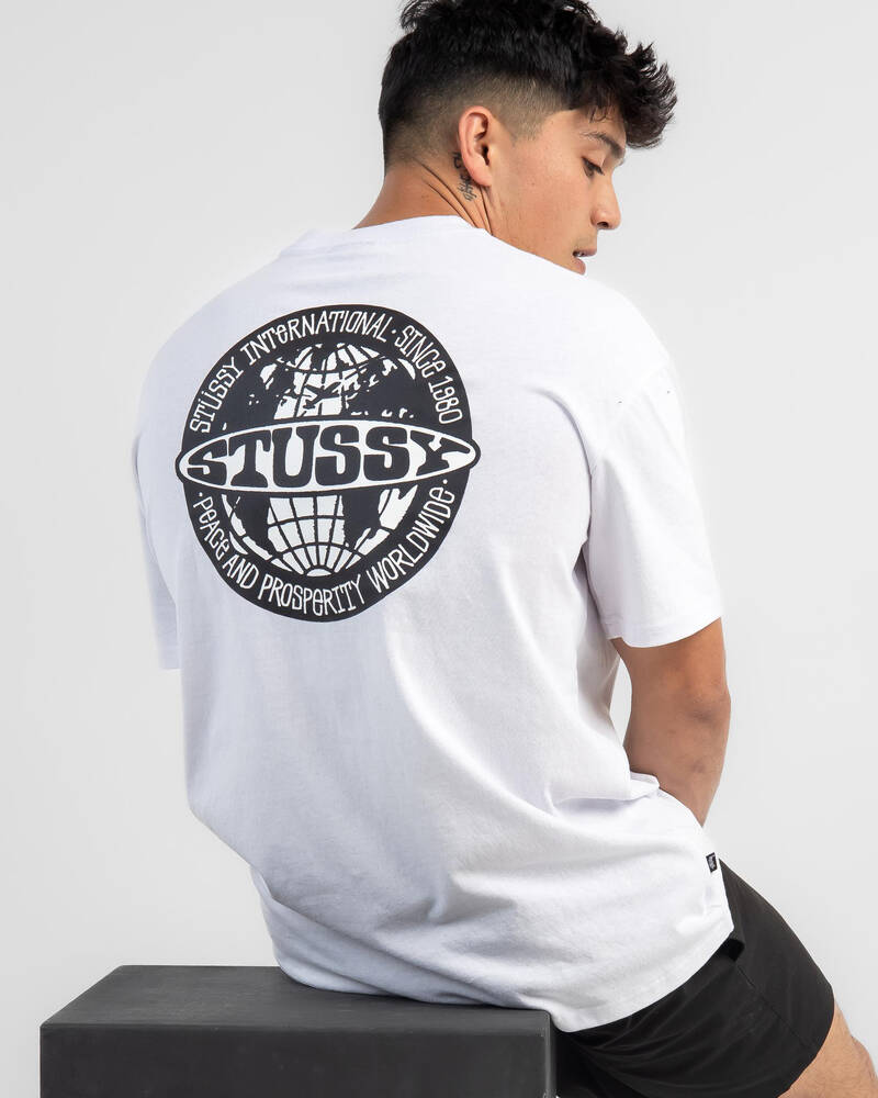 Stussy Worldwide Dot T-Shirt for Mens