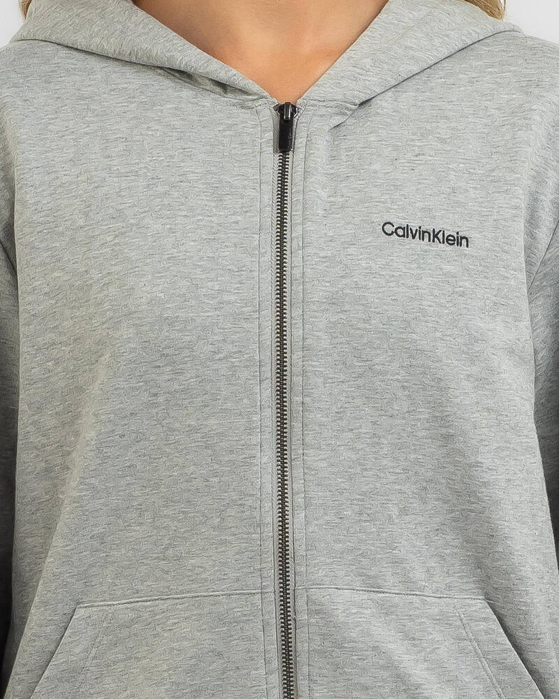 Calvin Klein Modern Cotton Zip Hoodie for Womens