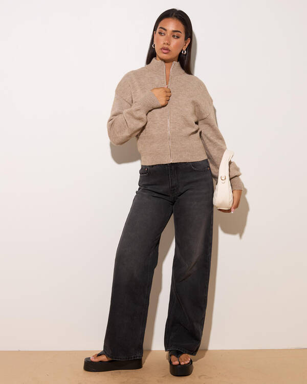 Ava And Ever Jimmi Zip Knit Jumper for Womens