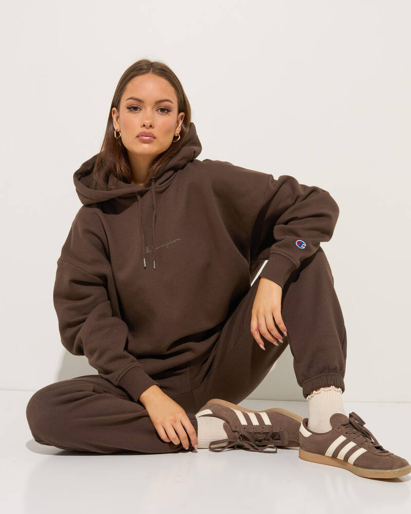 Champion Tonal Script Hoodie for Womens