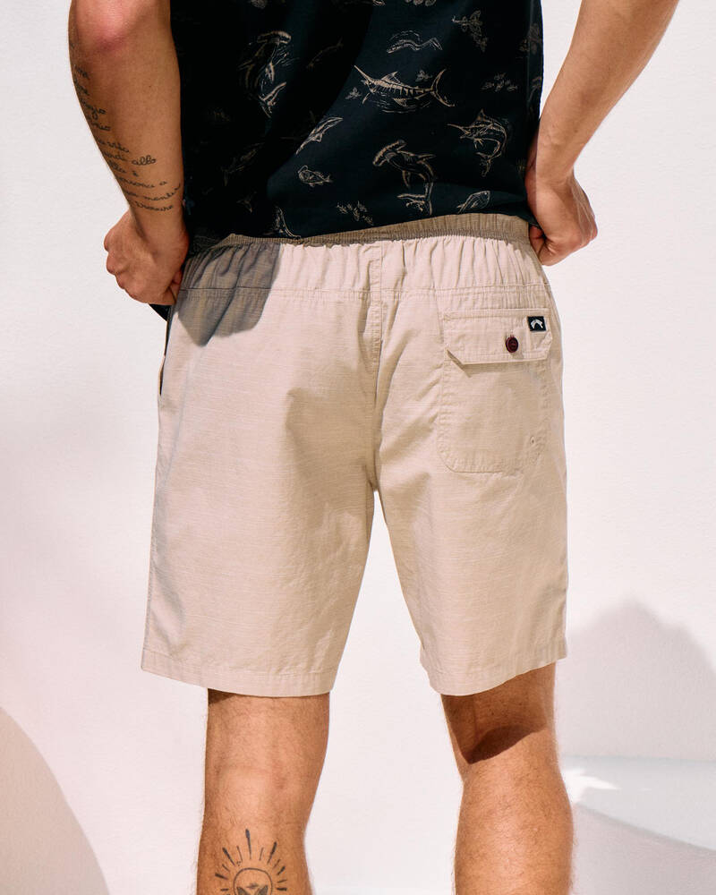 Billabong Slub Elastic 18" Walk Shorts for Mens