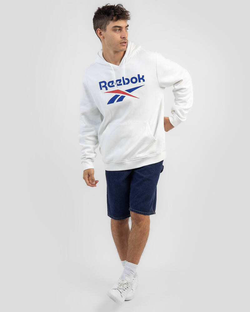 Reebok Big Stacked Logo Hoodie for Mens