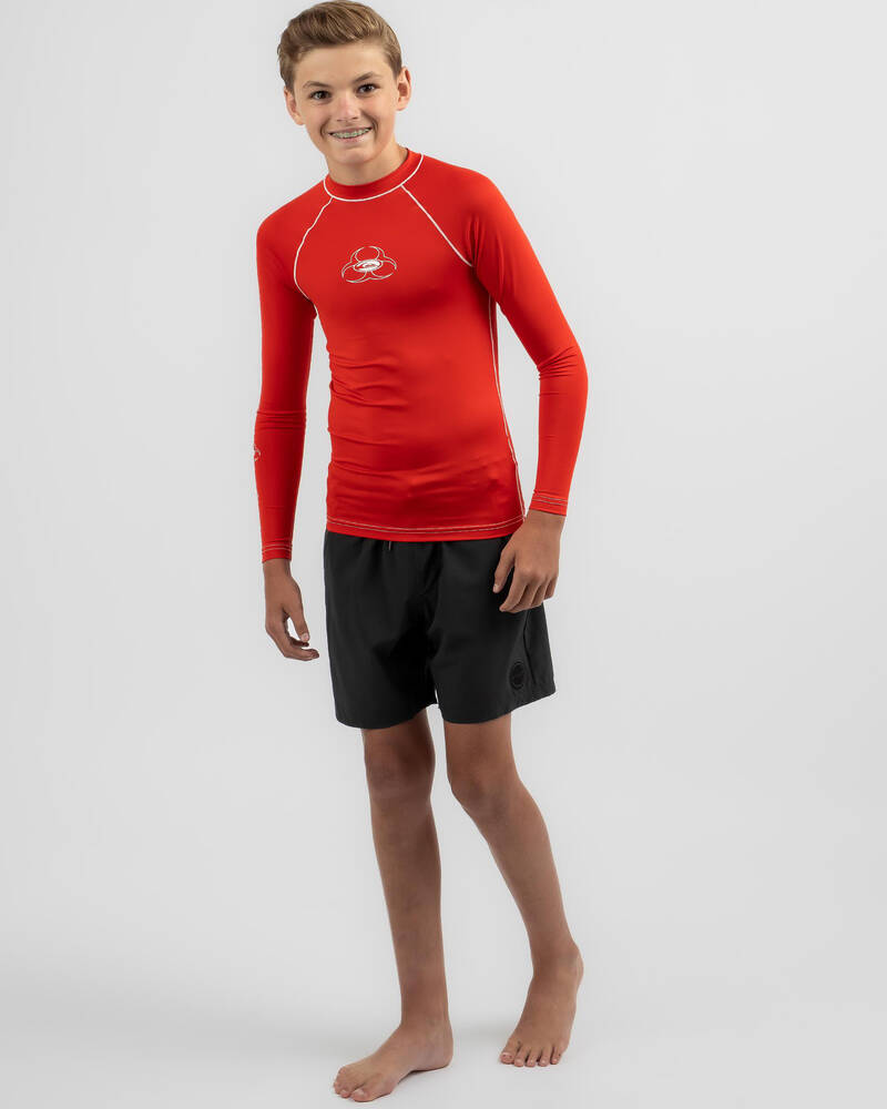 Quiksilver Boys' Long Sleeve Saturn Rash Vest for Mens