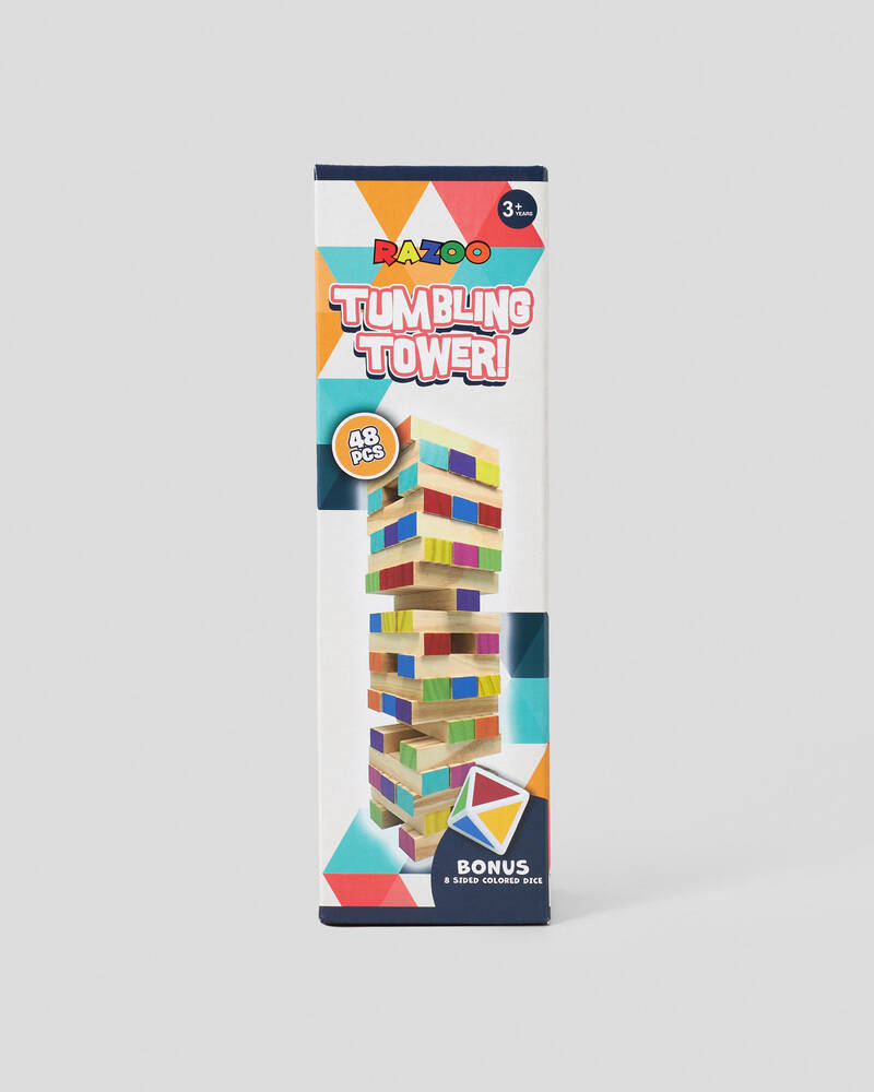 Get It Now Colourful Tumbling Tower for Unisex