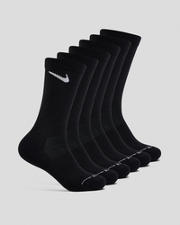 Nike Women's Everyday Plus Cushioned Training Crew Sock Pack for Womens image number null