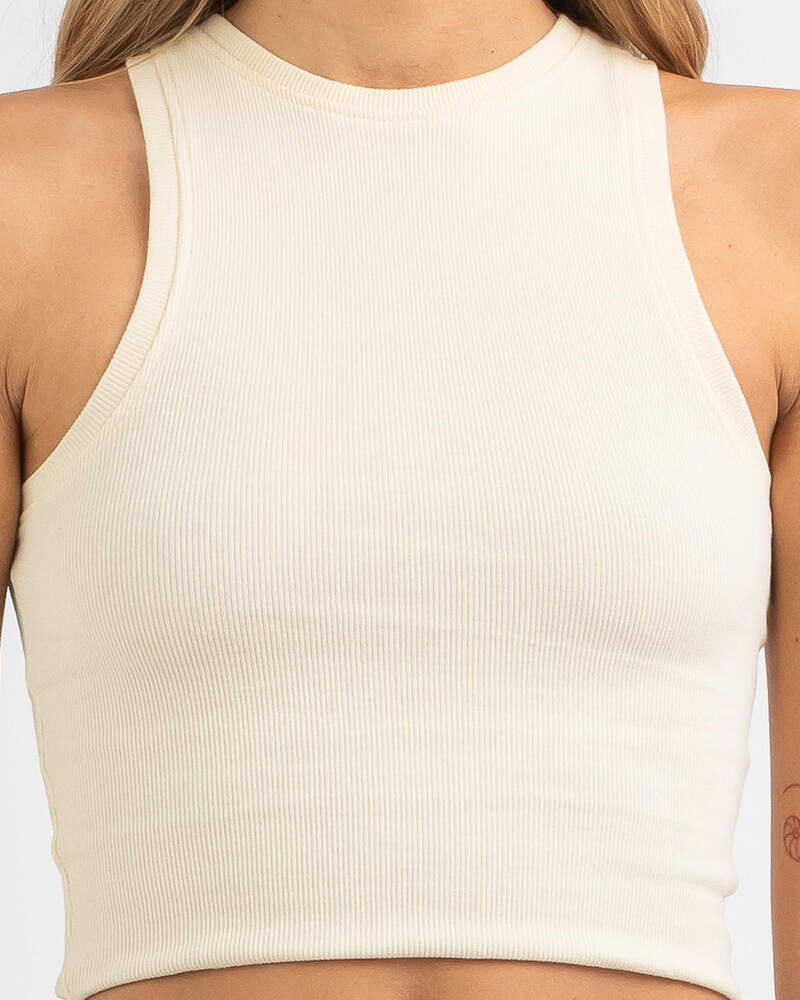 Mooloola Basic Rib Tank Top for Womens image number null