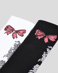 Worship Supplies Cute But Psycho Knee High Socks for Womens image number null