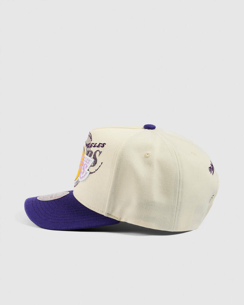 Mitchell & Ness Los Angeles Lakers Pro Pinch Cap for Mens