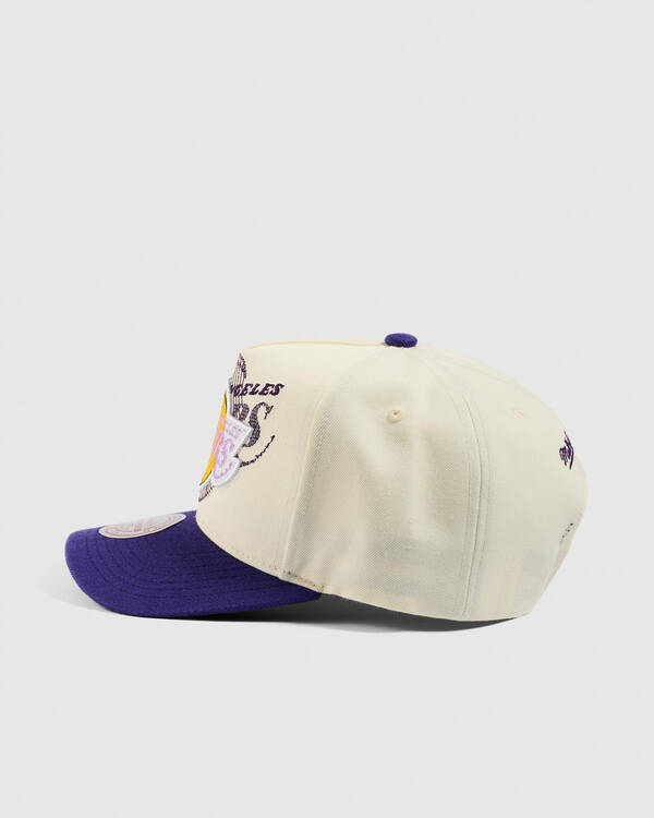 Mitchell & Ness Los Angeles Lakers Pro Pinch Cap for Mens