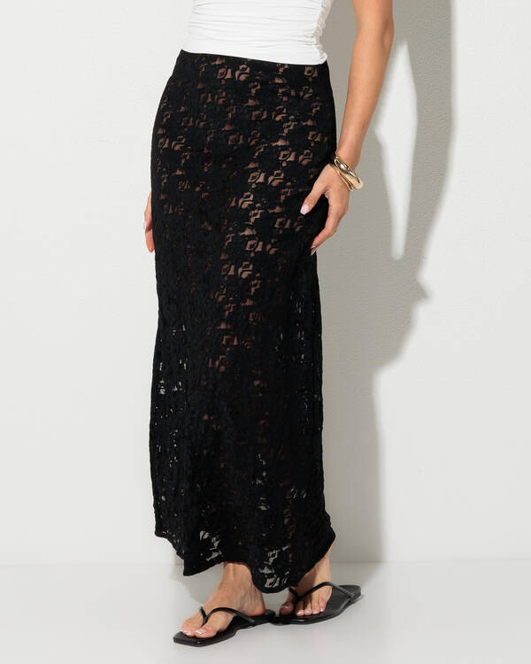 Meli French Lace Maxi Skirt
