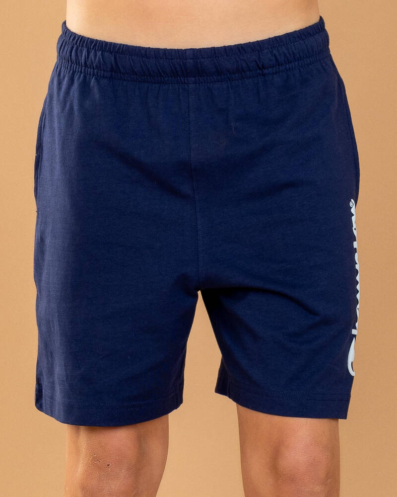 Champion Boys' Puff Script Shorts for Mens