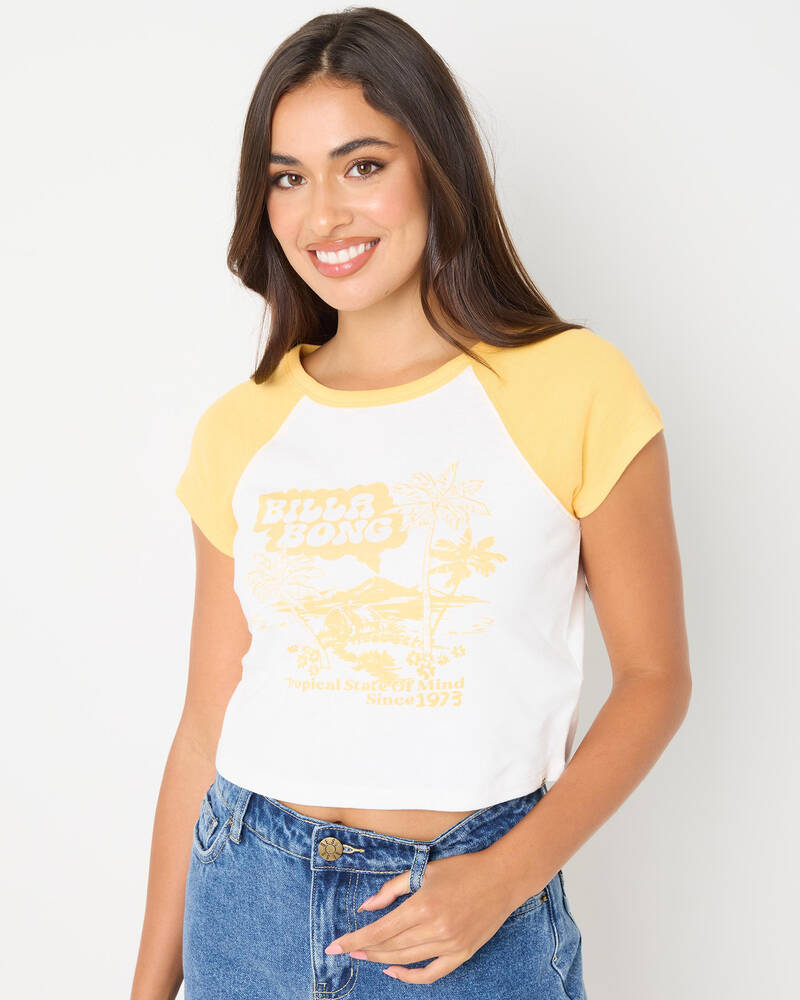 Billabong Around the Sun Raglan T-Shirt for Womens
